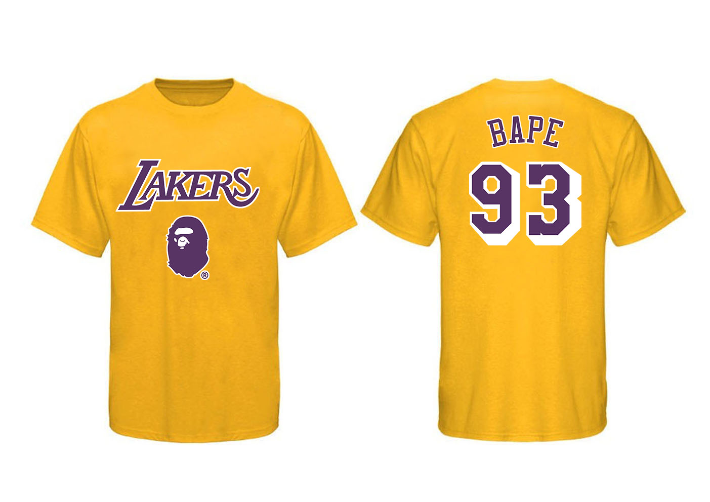 Los Angeles Lakers - BAPE - Haga click en la imagen para cerrar